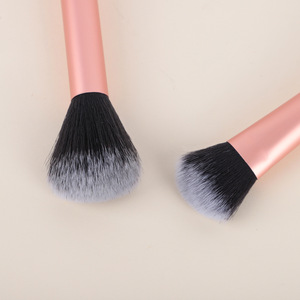 Pinceaux de maquillage en fibres synthétiques de haute qualité, 8 pièces, à tube long, avec logo personnalisé, outils de beauté pour les lèvres, avec manche confortable - Product Image 3