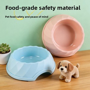 Mangkuk Makanan Anjing & Kucing Bulat Tebal Populer Baru, Tempat Makan Tunggal untuk Hewan Peliharaan, Stok Grosir - Product Image 3