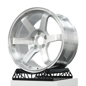 ล้อแม็กซ์ KE Brushed Silver <span class=keywords><strong>TE37</strong></span> Forged Monoblock ขนาด 17 18 19 20 21 22 นิ้ว สำหรับรถยนต์นั่งส่วนบุคคล  5 รู 5x120 5 ก้าน สำหรับรถแข่งโตโยต้า - Product Image 1