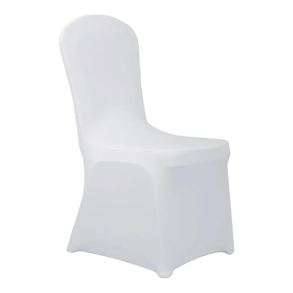 Customized Plain Color Spandex Stretchable Folding Chair Covers Parson Chair Slipcovers