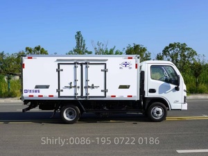 El camión refrigerado de la cadena fría de Yuejin transporta el ideal para el camión del refrigerador de los productos frescos y de las medicinas - Product Image 5