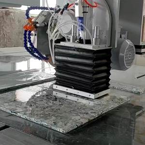 Machine de dé<span class=keywords><strong>coupe</strong></span> de pierre CNC à 5 axes Ganger GQ-3220DS, scie à pont automatique pour dalles de granit et de marbre - Product Image 6
