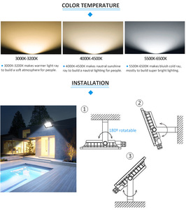 Cấp giấy chứng nhận <span class=keywords><strong>PIR</strong></span> cảm biến chuyển động Lũ lụt ánh sáng bãi đậu xe an ninh đèn thông minh ngoài trời chiếu sáng <span class=keywords><strong>Led</strong></span> Đèn Pha cho hồ bơi - Product Image 6