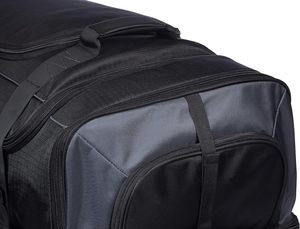 Bolsa de lona de viaje con <span class=keywords><strong>ruedas</strong></span> para hombre y <span class=keywords><strong>mujer</strong></span> de diseñador extra grande negra con <span class=keywords><strong>ruedas</strong></span> para fin de semana para hombre y <span class=keywords><strong>mujer</strong></span> - Product Image 6