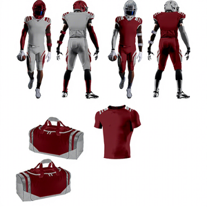OEM American Football Uniform High Performance Printed Sublimated Jersey with <b>Padded</b> Game <b>Pants</b> In Low MOQ For Bulk Supply - Product Image 1