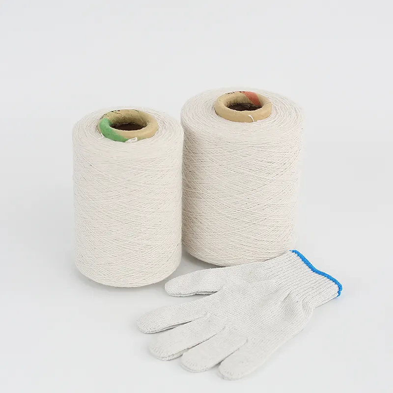 NE 6/1 8/1 12/1 Good Strength cotton polyester gloves yarn Russia Market