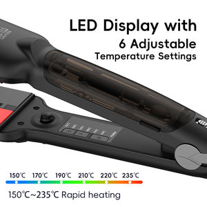 Lisseur à <span class=keywords><strong>Vapeur</strong></span> Infrarouge KangRoad d'Usine Meilleure Vente, Professionnel avec Plaques Flottantes Larges en Céramique Tourmaline - Product Image 2