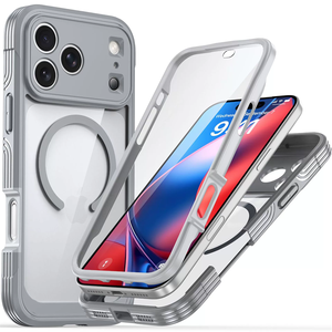 Coque de téléphone double couche 2 en 1 TPU PC pour iPhone 18 17 Pro Max, coque transparente intégrale pour iPhone 18 Pro Max - Product Image 5