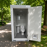 Toilettes et salles de bain modulaires portables en conteneurs maritimes préfabriqués en acier, fabriquées en Chine, design respirant, installation facile, personnalisables