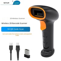 Lecteur de codes-barres sans fil automatique 1D/2D portable 200 lectures/s USB pour la réception en entrepôt