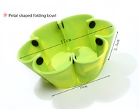 Pique-nique Voyage Camping Résistant À La Chaleur Extensible Flexible Pliable Camping Silicone Bol