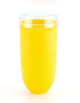 Récipient de maïs avec le couvercle transparent