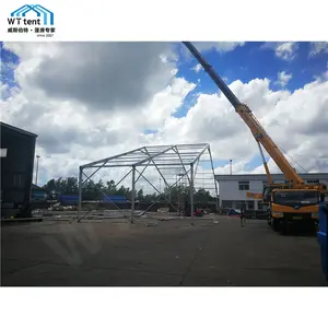 Diskon besar 30x30 Modular tenda penyimpanan gudang industri besar dan pameran