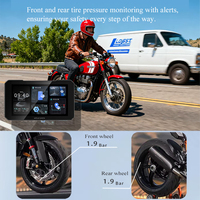 Gallop Sprite Layar Sentuh IPS 5 Inci GPS Navigasi Motor Wireless CarPlay Android Auto DVR Perekam Video 2 Kamera+TMPS