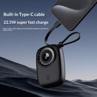 Nouvelle arrivée : Power Bank portable en forme d'appareil photo, 10000 mAh, sortie 22,5 W, avec impression sérigraphique personnalisée