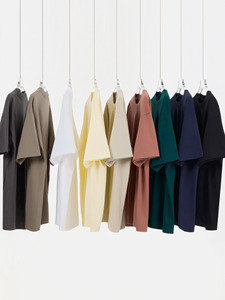 เสื้อยืดคัสตอม 230-320gsm หนัก ทรงโอเวอร์ไซส์ ไหล่ตก ผ้าฝ้าย 100% ปักลาย คอกลม เสื้อยืดผู้ชาย - Product Image 4