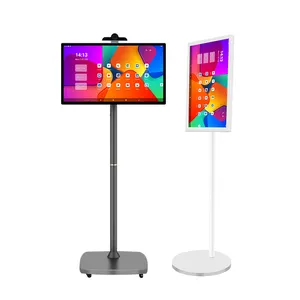 Xách tay LCD 21.5 inch HD 1080 TV màn hình cảm ứng thông minh Android 12 hệ thống Mini truyền hình với wifi standbyme