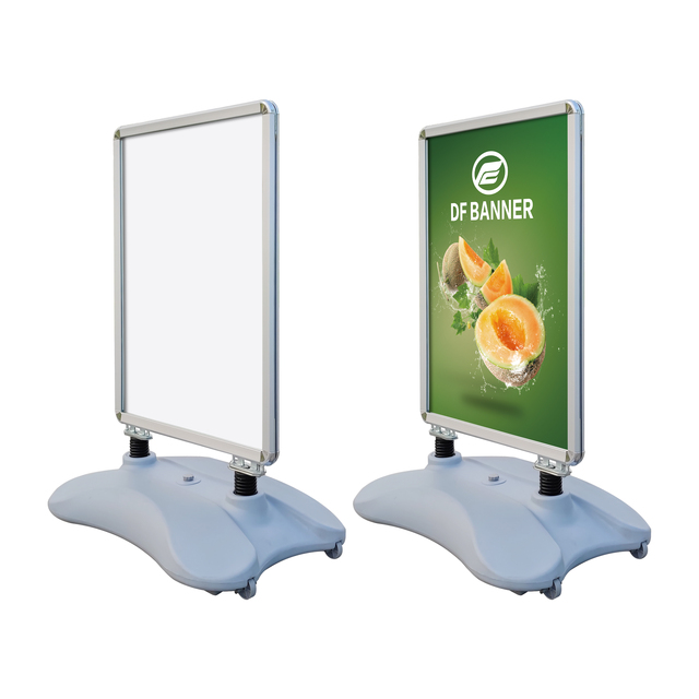 Double-Sided Windproof Outdoor Advertising Display Board Aluminum Water Injection Frame Printed Poster Board