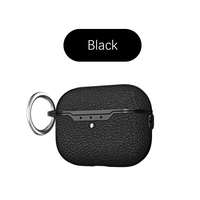 Casing Airpod Pro 2 3, sarung HP tekstur serat karbon Tipe bisnis untuk Airpod Pro 2 3
