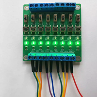 Papan Debugging PLC Modul Uji Sinyal Sakelar Simulator I/O Digital 8 Saluran untuk Pelatihan Pengontrol Logika yang Dapat Diprogram