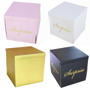 <span class=keywords><strong>Caja</strong></span> de regalo de gran explosión para Baby Shower, <span class=keywords><strong>caja</strong></span> de <span class=keywords><strong>globos</strong></span> <span class=keywords><strong>con</strong></span> tapa para cumpleaños, Navidad, Día de San Valentín, compromiso - Product Image 1