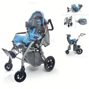 Fauteuil roulant manuel pliable pour enfants atteints de paralysie cérébrale (PC) avec soutien postural, adapté aux adultes atteints de PC - Product Image 6