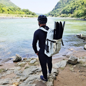 OEM ODM Logo personnalisé Vente en gros Matériau étanche TPU PVC Sac à dos étanche pour la randonnée et le camping Sac étanche - Product Image 4