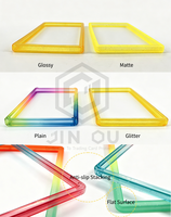 Vente en gros de protège-cartes de collection en TPU de haute qualité, de type slab, avec pare-chocs et dégradé de couleurs mélangées