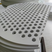 Componentes de Filtración de PTFE para Laboratorio con Diseño Roscado, Disco de Filtración de PTFE Resistente a Químicos para Filtros de Bomba, Componente de Filtro de PTFE
