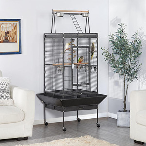 China Manufacture Factory Direct <strong>Eco</strong>-Friendly Metal Large <strong>Big</strong> Size Outdoor Aviary Strong <strong>Bird</strong> Cage for Parrots <strong>Bird</strong> Supplies - Product Image 1