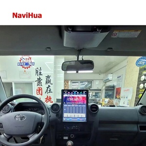 Autoradio NAVIHUA 13 pouces avec écran tactile, lecteur DVD CD, autoradio Android pour Toyota Land Cruiser LC70 style Tesla - Product Image 1