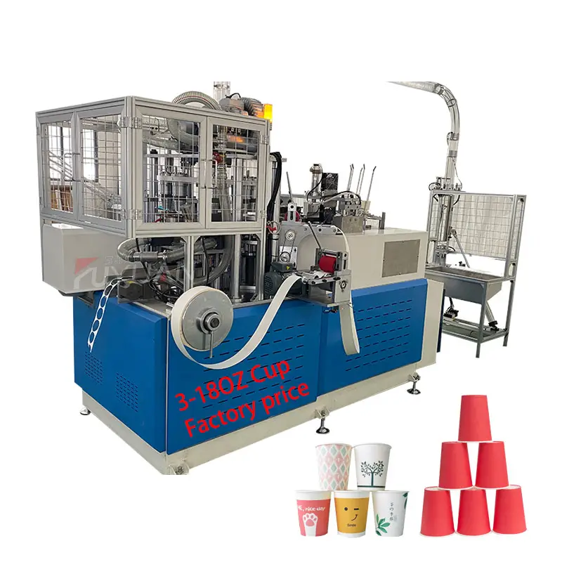 Fuyuan полностью автоматическая машина для изготовления чайных бумажных стаканчиков, Лучшая распродажа, машина для изготовления напитков, бумажных стаканчиков