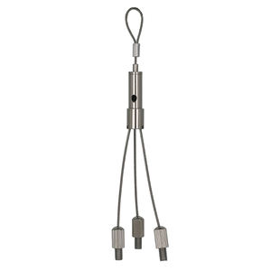 <span class=keywords><strong>Entrega</strong></span> rápida Kit de suspensión de 1,5mm con panel LED Cuerda de alambre de acero colgante para elevadores de luz de lámpara - Product Image 3