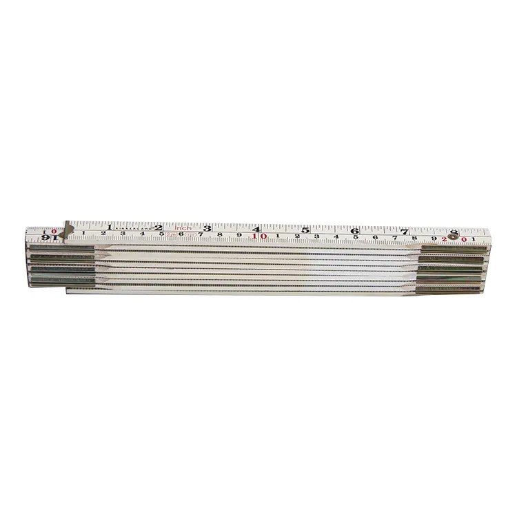 High Quality Building Decoration Teaching 2M Wooden Folding Ruler For Promotion