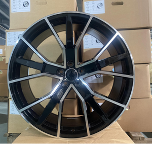 Roues de voiture en alliage d'aluminium YQ 19 20 21 22 pouces noir brillant 5 trous PCD 112 Sport jantes à rayons multiples pour <span class=keywords><strong>Audi</strong></span> RS6 RS8 RS7 A4 A5 A6 A8 - Product Image 4