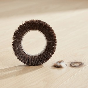 Brosse à fil métallique pour machine de sablage intensif |   Brosse en acier haute densité pour l'élimination de la rouille et de la peinture |   Nettoyage industriel - Product Image 2