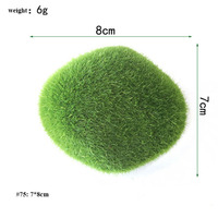 Pierre de mousse artificielle boule de flocage délicate Arrangement Micro-paysage fenêtre bonsaï décoration