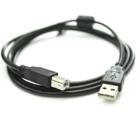 2M niquelado USB2.0 tipo A macho a B macho Cable de datos de impresora AM a BM USB 2,0 Cable de impresora para Escáner de impresora de computadora