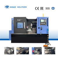Mesin Bubut CNC Horizontal Otomatis Single Spindle DONGS TCK52 dengan Sistem Kontrol Khusus dan Tipe Slant Bed untuk Pemesinan Industri
