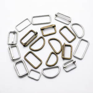 Hebilla de metal en forma de D de bronce antiguo, cuadrada, para accesorios de bolsos, hebillas de metal duraderas y chapadas. - Product Image 2