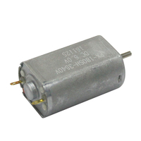 Motor listrik DC 2.4V 4.5V, Magnet permanen FK 180 Motor DC disikat 12V Motor getaran untuk pencukur listrik