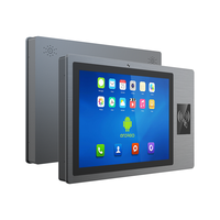 Panel PC Táctil de 12/15 Pulgadas para Montaje en Pared, Cámara de 2MP/5MP, Android, con Lector de Tarjetas RFID/NFC
