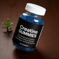 Gummies de créatine monohydrate personnalisées pour la croissance musculaire et le soutien de la force, Gummies pour gagner de la masse musculaire, 60 unités