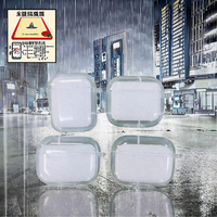 Étui pour écouteurs en TPU transparent, protection invisible, imperméable et antichoc, matériau anti-jaunissement