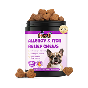 ODM/OEM Marque privée Friandises à mâcher souples pour soulager les allergies et les démangeaisons Soutien à la santé pour les animaux de compagnie - Product Image 1