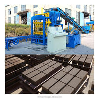 Machine à Briques Automatique QT4-15 de Haute Qualité, Équipement de Fabrication de Blocs Creux en Béton pour la Construction, Facile à Utiliser
