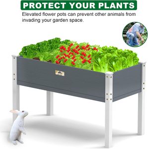 Vente en gros de meubles d'extérieur Fournitures de jardin Boîte à fleurs <span class=keywords><strong>pour</strong></span> pot de fleurs Lit de jardin <span class=keywords><strong>surélevé</strong></span> en <span class=keywords><strong>bois</strong></span> <span class=keywords><strong>pour</strong></span> légumes - Product Image 5