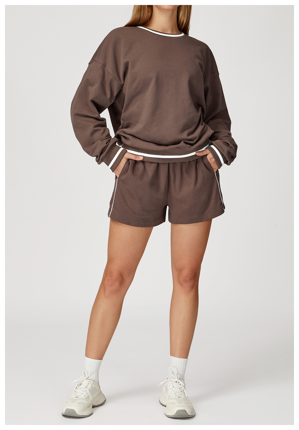 Pockets High-Waist Activewear Pants: colour and size-option reference for private-label production