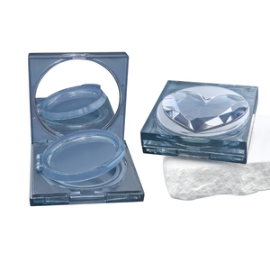 Caja de cojín de <span class=keywords><strong>aire</strong></span> de <span class=keywords><strong>amor</strong></span> transparente cuadrado personalizado de 15g caja vacía de crema BB con espejo cosméticos caja de plástico vacía contenedor - Product Image 1