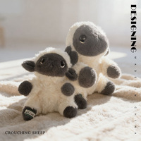 Peluche Mouton Z très populaire, jouet doux en forme de agneau ou de chèvre, compagnon de jeu pour enfants, cadeau d'anniversaire